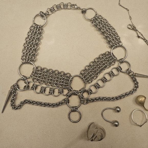 Lots of funky goth/artsy jewelry. Read description - Picture 2 of 7